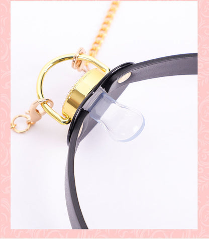 Pacifier mouth ball klip payudara loceng talaan perempuan